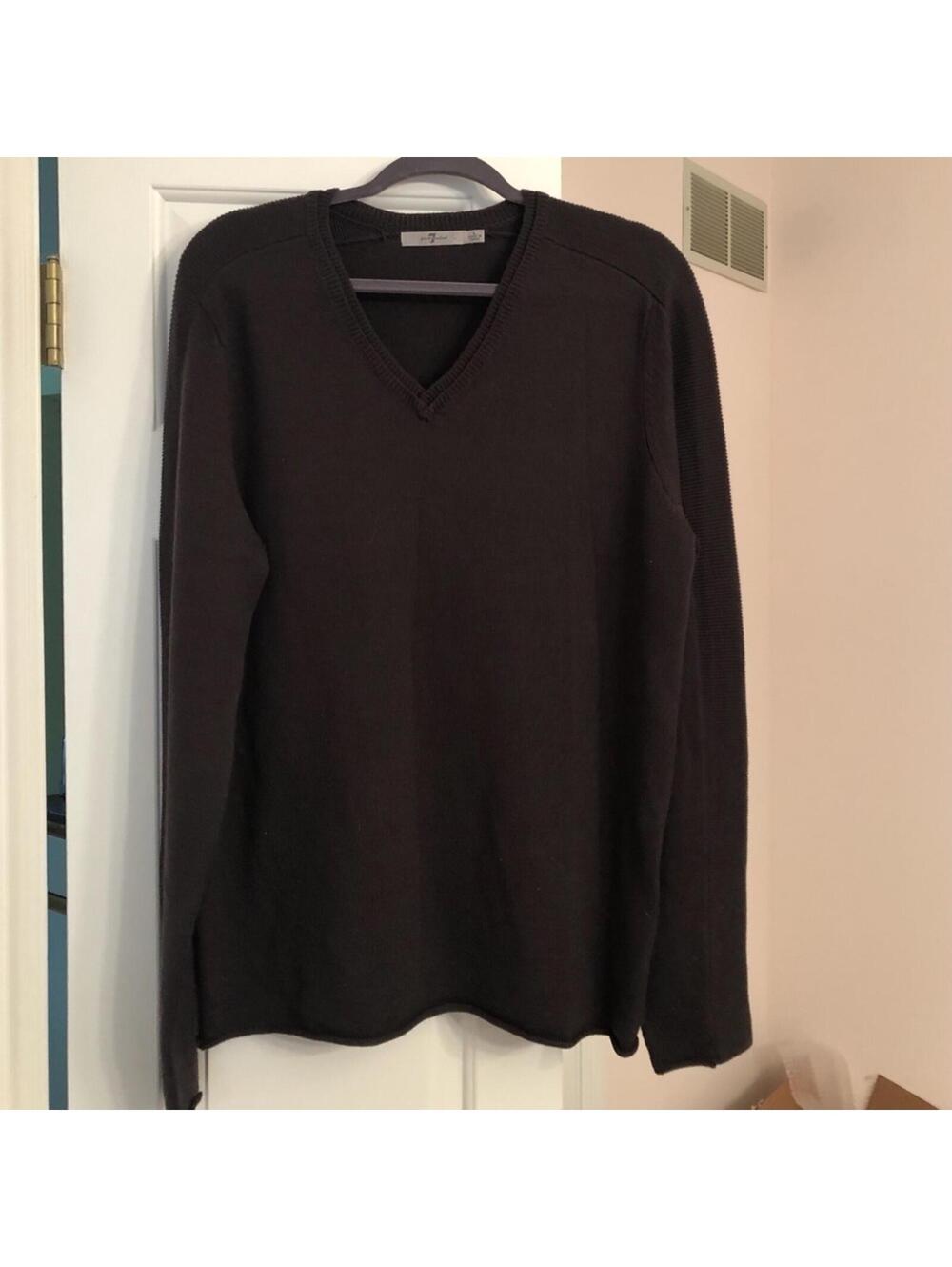 Black V Neck Sweater